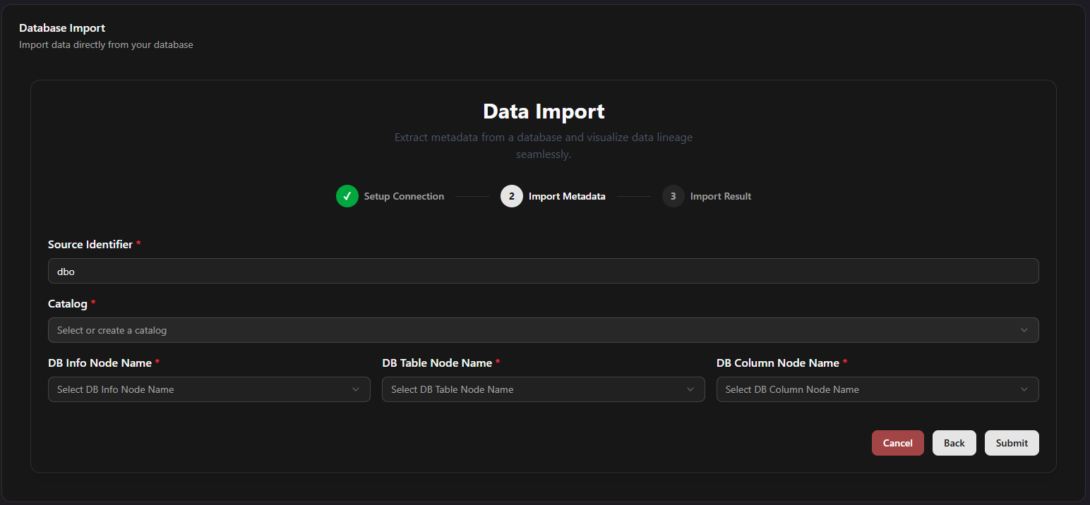 Data Import Wizard